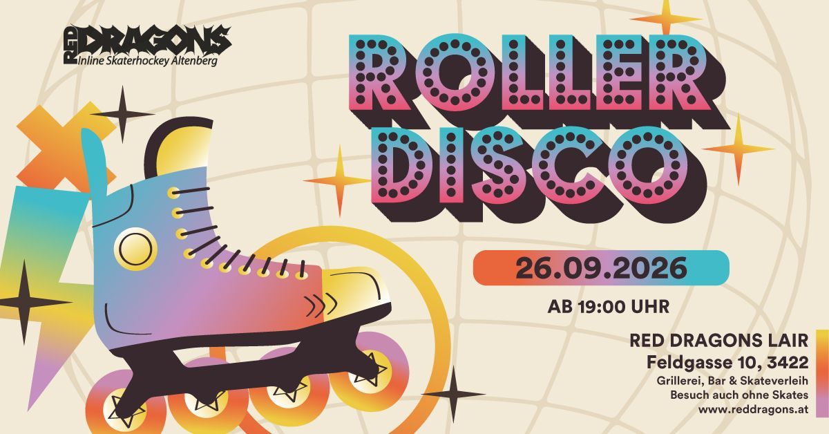Rollerdisco am 26.9.!