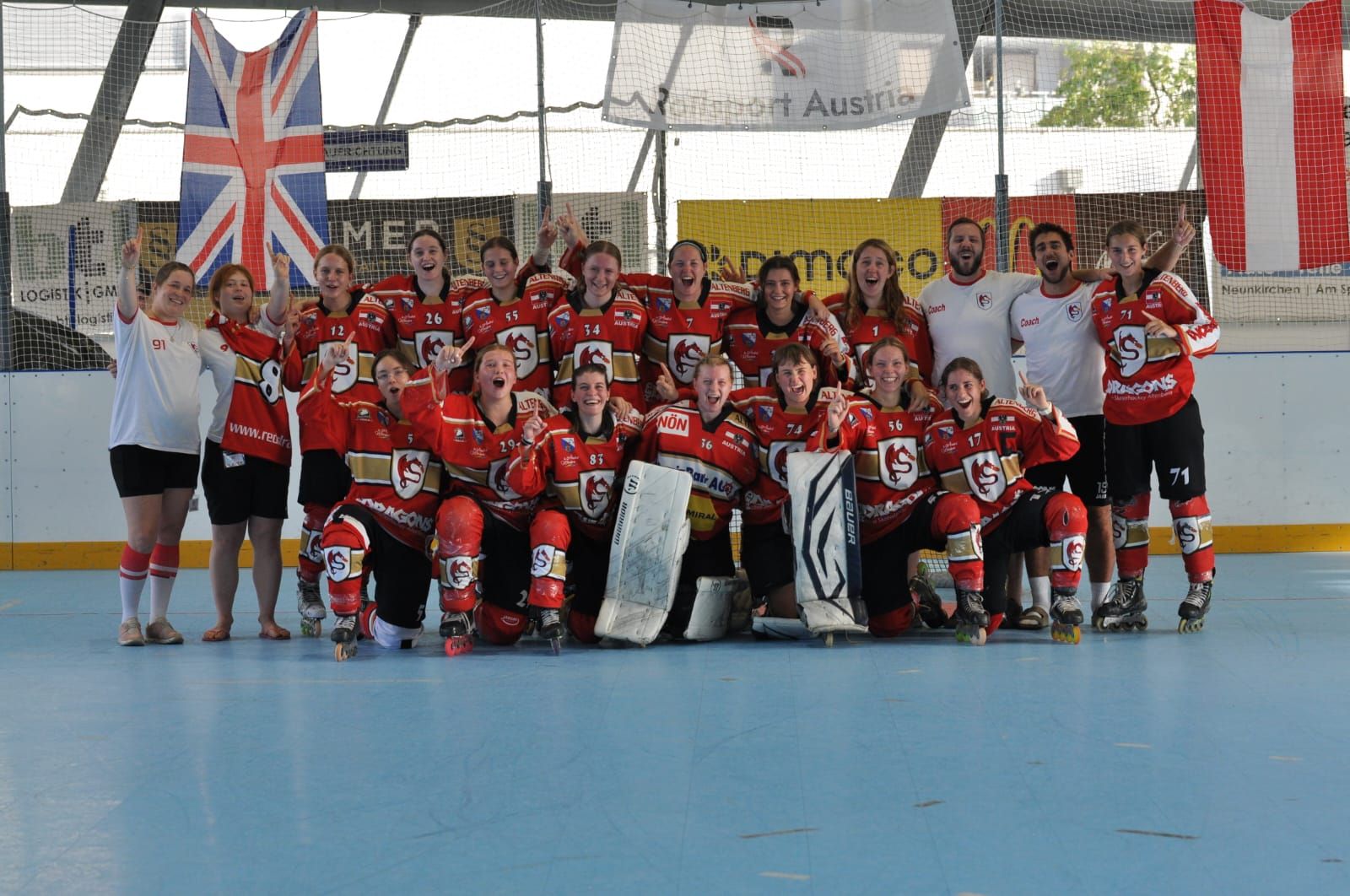 Red Dragons Altenberg Damen gewinnen den Europacup 2026